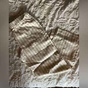 Jenni Kayne Elastic Pinstripe Vacation Pant NWOT